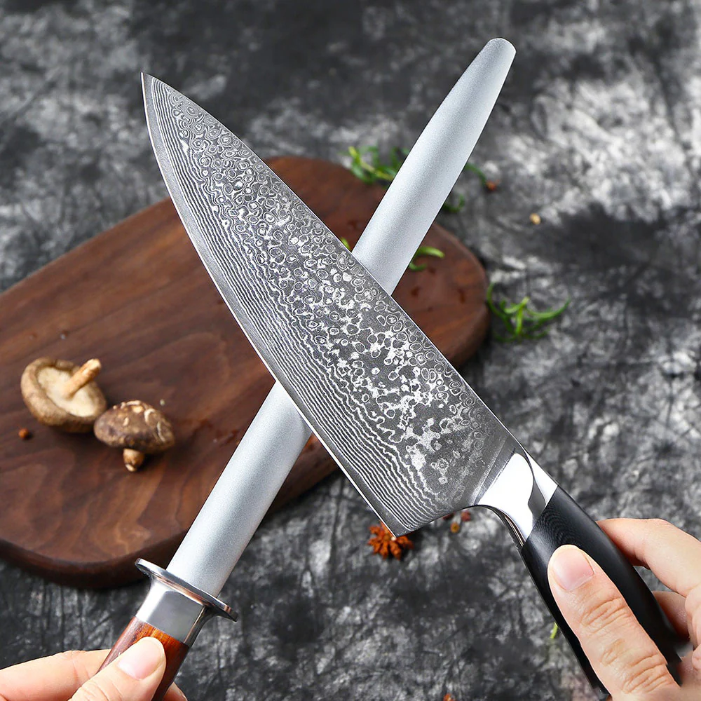 Rosewood Sharpening Steel 9 Inch - Image 3