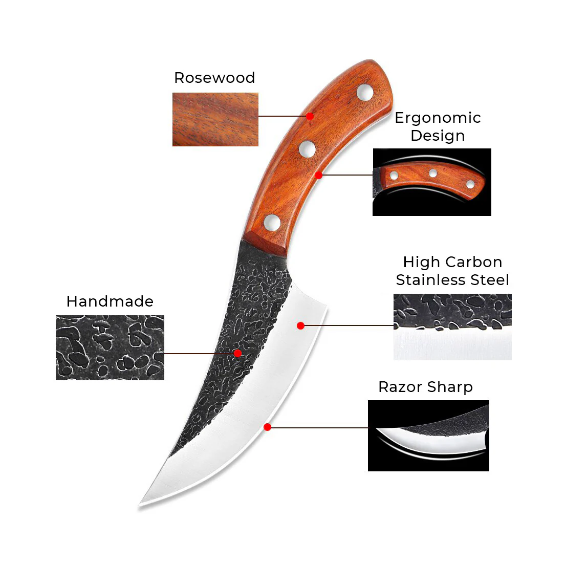 Tsumiwakashi Versatile Precision Knife w/Sheath - Image 4